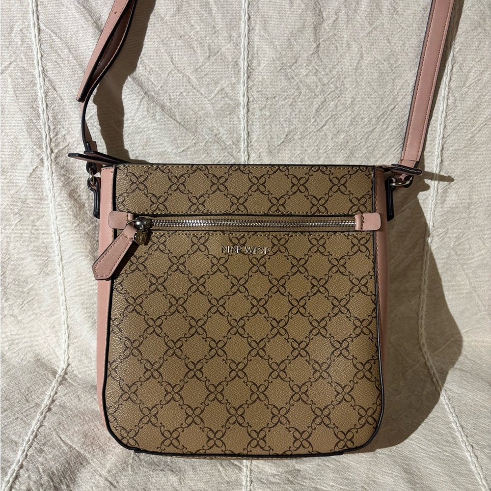 Nine West Brown Crossbody Bag with Elegant Design